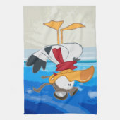 SEAGULL MIT PILOTGOGGLES GESCHIRRTUCH (Vertikal)