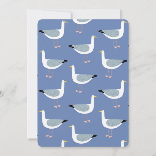 Seagull Moving New Zuhause Ankündigung (Rückseite)