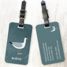Seagull Nautic Personalisiert Luggage Tag
