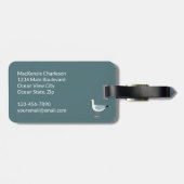 Seagull Nautic Personalisiert Luggage Tag Gepäckanhänger (Rückseite horizontal)
