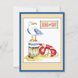 Seagull Nautical Anytime Card Postkarte