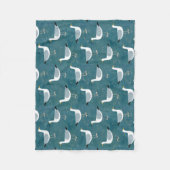 Seagull Nautical Fleecedecke (Vorderseite)