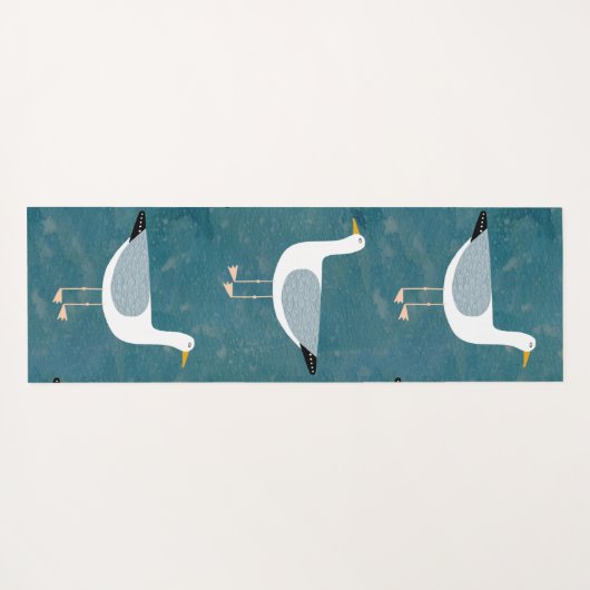 Seagull Nautical Yogamatte (Rückseite (Horizontal))