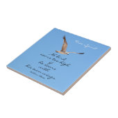 Seagull No Bird klettert zu blau dekorativ Fliese (Seite)