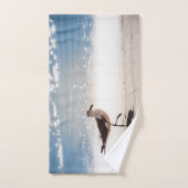 Seagull on Virginia Beach Handtuch (Handtuch)