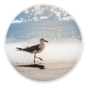 Seagull on Virginia Beach Keramikknauf (Vorderseite)