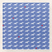 Seagull Pattern Glasuntersetzer (Vorderseite)