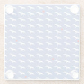 Seagull Pattern Glasuntersetzer (Rückseite)