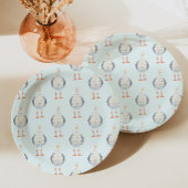 Seagull Pattern Pappteller