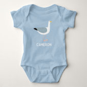 Seagull Personalisiert Fun Bird Baby Strampler (Vorderseite)