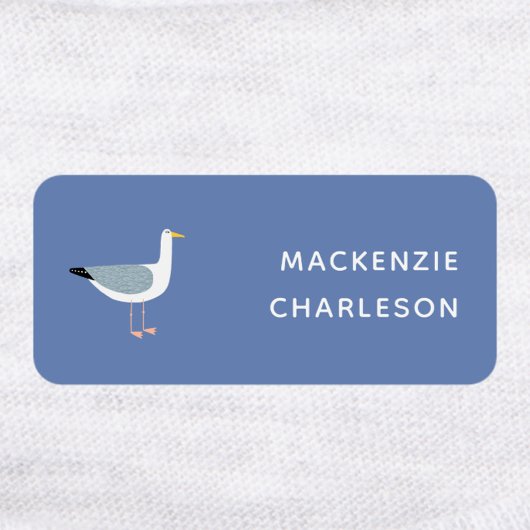 Seagull Personalisiert Name Etiketten