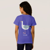 Seagull Personalisiert T-Shirt (Schwarz voll)