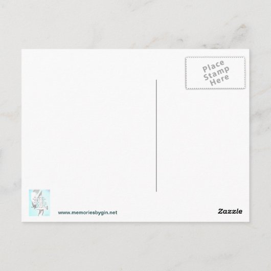 Seagull Postkarte (Rückseite)