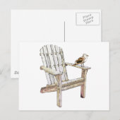 Seagull Postkarte (Vorne/Hinten)