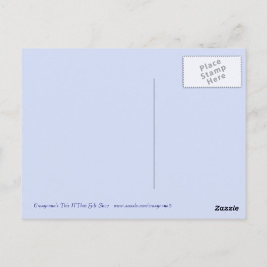 Seagull Postkarte (Rückseite)