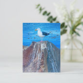 Seagull Postkarte (Stehend Vorderseite)