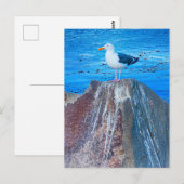 Seagull Postkarte (Vorne/Hinten)