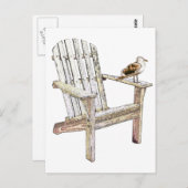 Seagull Postkarte (Vorne/Hinten)