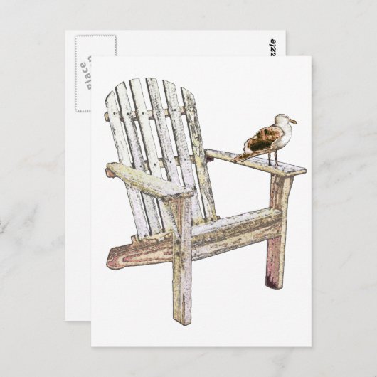 Seagull Postkarte (Vorne/Hinten)