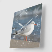 Seagull Quadratische Wanduhr (Winkel)