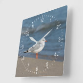 Seagull Quadratische Wanduhr (Winkel)