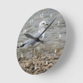 Seagull Runde Wanduhr (Winkel)