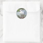 Seagull Runder Aufkleber (Tasche)