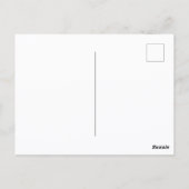 Seagull sei deine eigene Art von Schönheit Postkarte (Rückseite)