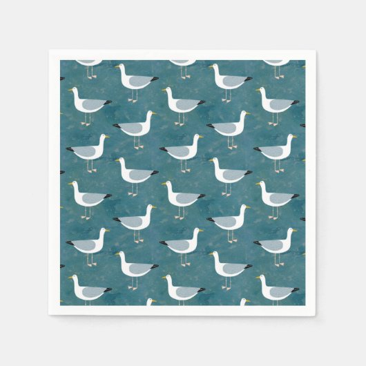 Seagull Serviette (Vorderseite)