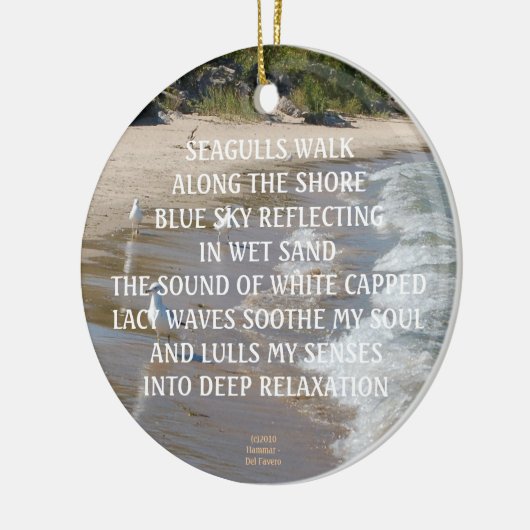 SEAGULL SHORNING ODER PENDANT KERAMIK ORNAMENT (Links)