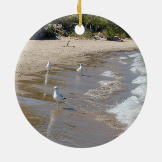 SEAGULL SHORNING ODER PENDANT KERAMIK ORNAMENT (Hinten)