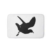 Seagull-Silhouette Badematte (Vorderseite)