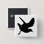 Seagull-Silhouette Button (Vorne & Hinten)