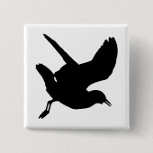 Seagull-Silhouette Button (Vorderseite)