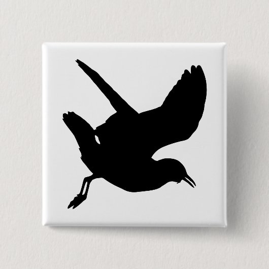 Seagull-Silhouette Button (Vorderseite)