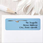 Seagull Silhouette Flying Sky Blue (Insitu)