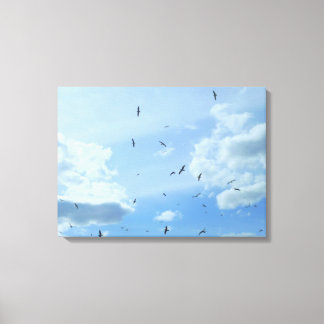 Seagull Sky Leinwanddruck
