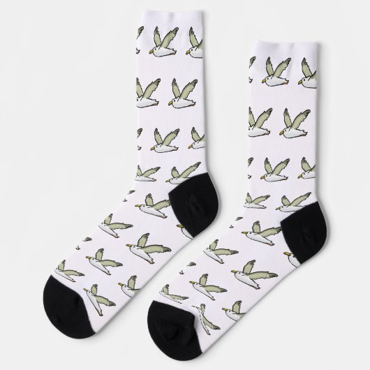 Seagull Socken (Linkes Detail)