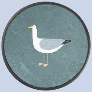 Seagull Stehend Eishockey Puck