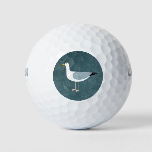 Seagull Stehend Golfball (Vorderseite)