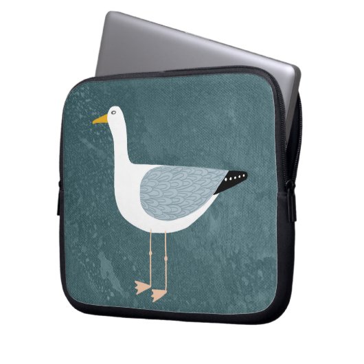 Seagull Stehend Laptopschutzhülle (Vorderseite Links)