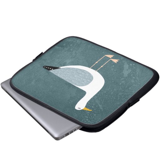 Seagull Stehend Laptopschutzhülle (Vorne Knopf)