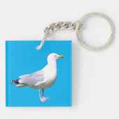 Seagull Stehend Schlüsselanhänger (Rückseite)