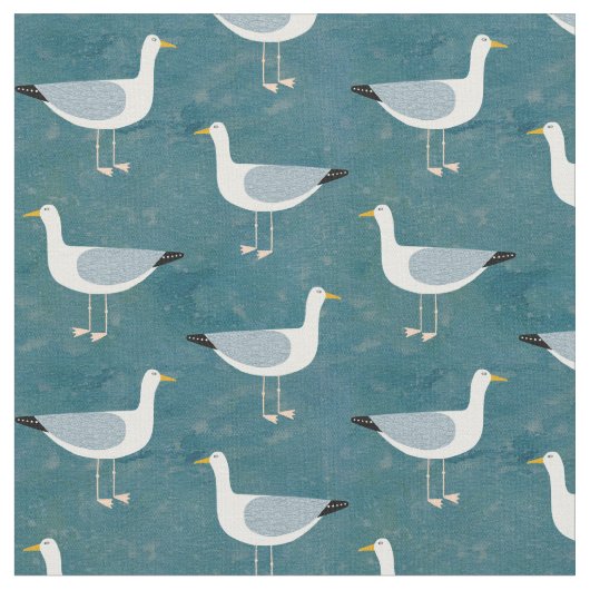 Seagull Stehend Stoff (Nahaufnahme)