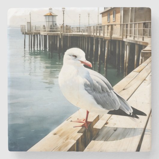 Seagull Steinuntersetzer (Vorderseite)