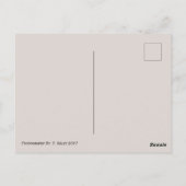 Seagull Strut Postcard Postkarte (Rückseite)