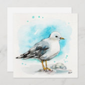 Seagull-Studie 1 Feiertagskarte (Vorne/Hinten)