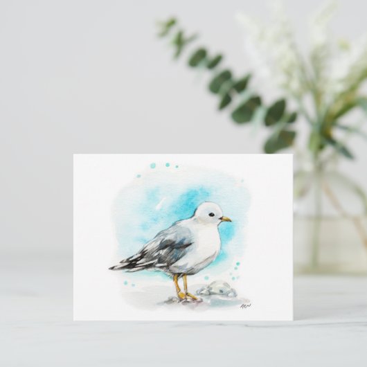 Seagull-Studie 1 Postkarte (Stehend Vorderseite)