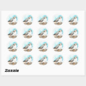 Seagull-Studie 2 Runder Aufkleber (Blatt)
