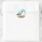 Seagull-Studie 2 Runder Aufkleber (Tasche)